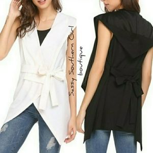 🆕⭐Ivory white waterfall vest jacket⭐